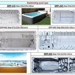 Luxury 7.5M European Style Outdoor Swim Spa/Swim Pool With Balboa thumbnail-1