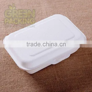 600 ml Compostable and Biodegradable Fast Food Take Away Lunch Box thumbnail-3