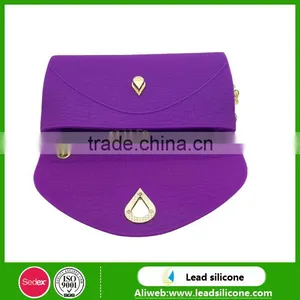 Candy Color Edition Fashion Hand The Bill Of Lading Shoulder Bag/High Quality Silicone Handing Bag thumbnail-1