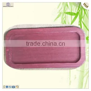 Wholesale Bear Polygon Shaped Edge Wooden Soap Saucer Dish thumbnail-1