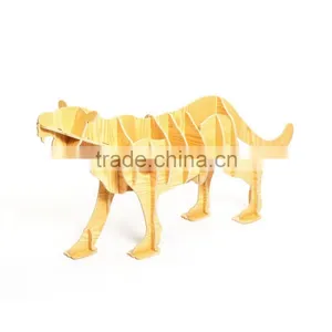 3D Creative Design Tiger Shape Wooden Shelf ,Nice Lively Animal Home Decoration Sets thumbnail-3