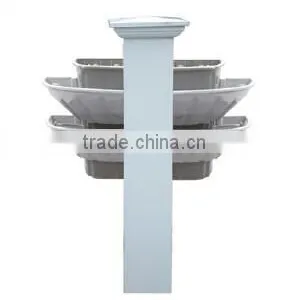 Railing Flower Pot, Stackable Planters Plastic Rail Planter SL-XA5060 thumbnail-2