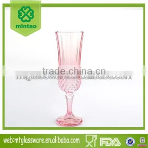 Hotsale Colorful Crystal Champagne Flute Glass Candle Holder thumbnail-1
