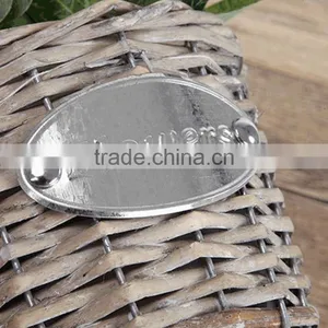 Handmade Cheap Garden Plant Flower Wicker Basket Flower Pot thumbnail-5