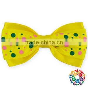 Adorable Movie Cartoon Printed Bowknot Baby Girls Grosgrain Ribbons Hair Bow thumbnail-5