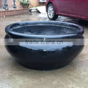 Black Round Strong Flowerpot thumbnail-5