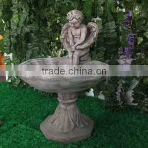 Garden Fiberglass Bird Feeder / Bird Bath / Bird Pool thumbnail-1