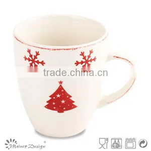 Two Tone Porcelain Mug Porcelain Mug Christmas Design thumbnail-2