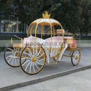 Wedding Horse Carriage for Sale Wedding Lighted Cinderella Carriage(BG11-M076) thumbnail-1