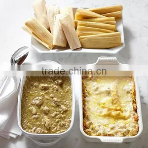 Customized Ceramic Oval Bakeware Cake Plate thumbnail-3