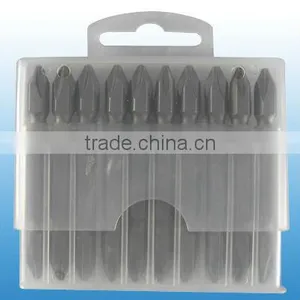 10pcs Cr-v Screwdriver Bit Set (with 10pcs Bits) SB001 thumbnail-1