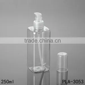 250ml Spray Bottle Skin Care Container PET Plastic Square 250ml Spray Bottle thumbnail-6