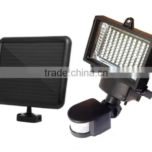 100 LED SOLAR POWER RECHARGEABLE PIR MOTION OUTDOOR SECURITY WALL LIGHT , GARDEN SENSOR LIGHT, MOTION SENSOR SECURITY LAMP thumbnail-1