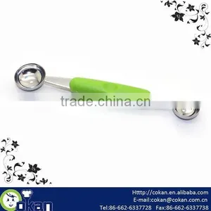 Double Head Stainless Steel Fruit Baller,Watermelon Baller,fruit Spoon CK-KT300 thumbnail-1