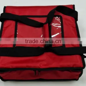 1680D Nylon Pizza Food Delivery Bag With 12V Heating Elment thumbnail-1