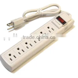 UL-Listed 6 Outlet Power Strip With Surge Protector thumbnail-1