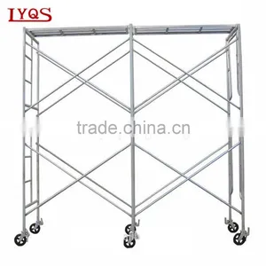 Ladder Frame Scaffolding Metal Frame With Scaffold Walkboard Caster Wheel in Scaffolding thumbnail-1