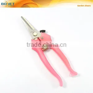 SGA0010 6" Transparent Handle Garden Grass Scissor thumbnail-1