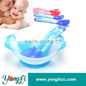 Baby Dipper Feeding Set PP Suction Cup Pet Bowl thumbnail-1
