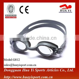 One Piece Swim Glasses Junior Waterproof Swim Eyewear With Adjustable Nose Piece thumbnail-1
