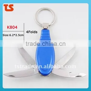 2014 Mini Multi Cute Design LED Metal Utility Keychain Gift Knife K804 thumbnail-1