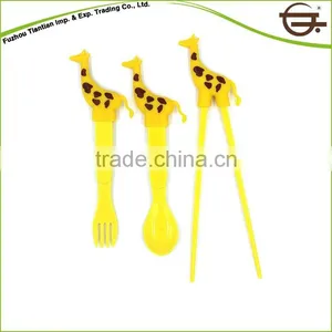 Child Melamine Cute Gift Spoon Fork Set China thumbnail-2