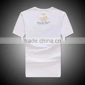 Men's 95%cotton 5%spandex Blank Mens T-shirts Wholesale thumbnail-5