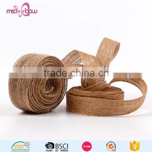 New Design Jute Burlap Ribbon Bows for Christmas Decorative thumbnail-2