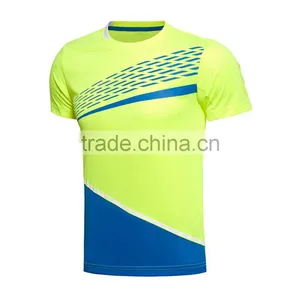 OEM Service Breathable Pique Fabric 100% Polyester Sports Wear Gym Dri Fit Tshirt for Men thumbnail-2