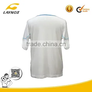 100% Polyester Cationic Fabric Blank Soccer Jersey thumbnail-2