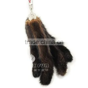 CX-R-20 Wholesale China 2014 New Items Mink Fur Tails KeyChain thumbnail-4