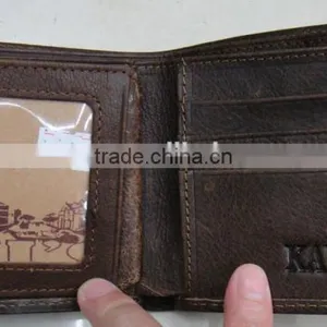 Fashion Cheap Popular Men Cowhide Skin Real Leather Hot Wallet thumbnail-5
