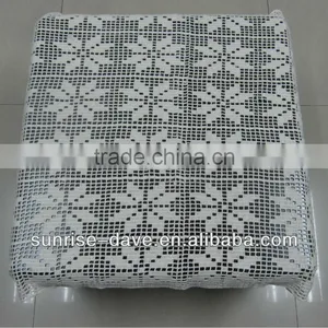 Wholesale Cotton Crochet Lace Embroidered Tablecloth thumbnail-1