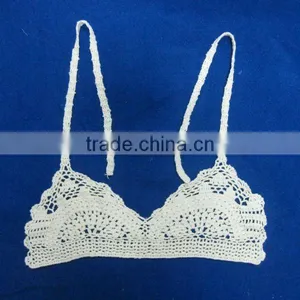 Hot!Fashion Crocheted Bikini Top thumbnail-1