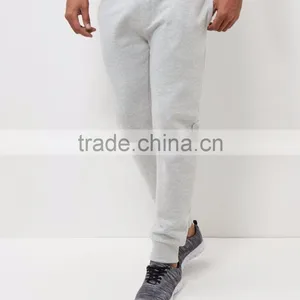 MGOO Fashion Khaki Plain Ripped Mens Joggers Custom Logo Drawstring Waist Cuffed Hem Skinny Fit Joggers With Pocket thumbnail-5