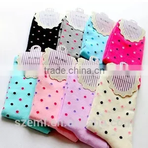 High Quality Wholesale Cute Cotton Women's Point Socks thumbnail-4