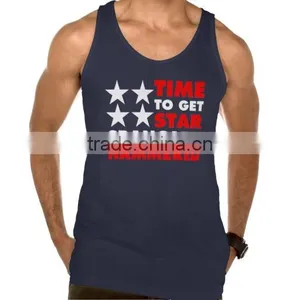 Hot Sale Custom Logo Breathable Summer Muscle Tank Top thumbnail-3