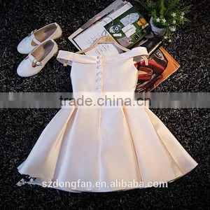 Girls High Quality Stain Princess Dance Flower Girls Wedding Dress Children First Christmas Party Dress thumbnail-2