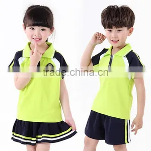 Custom Childrens Schoolwear Simple Pattern School Uniform Shorts for Small Children thumbnail-2