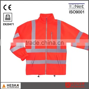 Safety Jacket Reflective Fleece Sweater hi Vis Hoodie thumbnail-1