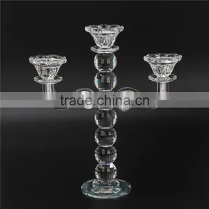 Crystal Candle Holder With Diamond Hand thumbnail-1