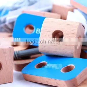 Wood DIY Assembly Helicopter Toy Wooden Educational Toys for Kids thumbnail-3