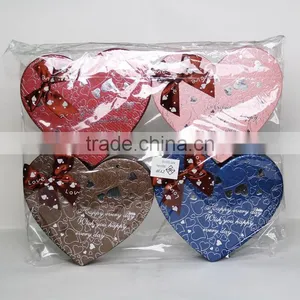 Sweet Bowknot Lower Price Luxury Paper Gift Packaging Heart Shaped Chocolate Box w/ Dividers,Caja de Bombones Corazon thumbnail-5