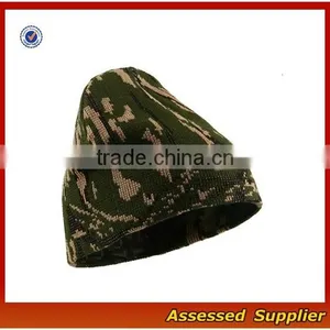 XJ01219/Wholesale Camo Knit Hat Acrylic Beanie Knit Hat thumbnail-2