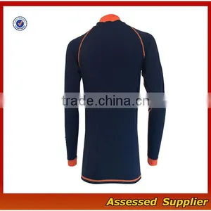 Hot Sale Sportswear Manufacturer Mens Compression Long Sleeve Rush Guard/Swim Shirt/Sun Protective Wholesale---AMY164284 thumbnail-4