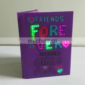 Hot Selling Surface Led Light Colouring Book With Push Button thumbnail-1