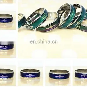 Changing Color Rings Love Temperature Ring Mood Rings by Emotion Feeling Assorted Style Rings Jewelry thumbnail-6
