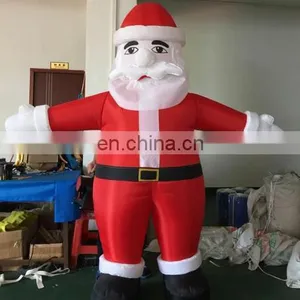 HI CE Inflatable Christmas Snowman Santa Costume for Christmas thumbnail-2
