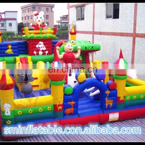 Package Mail Inflatable Rabbit Castle Jump Bed Combination Air Castle Airplane Inflatable Slide thumbnail-1