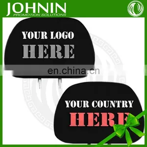 Wholesale Design Print Advertise Polyester Fabric Car Headrest Cover thumbnail-4